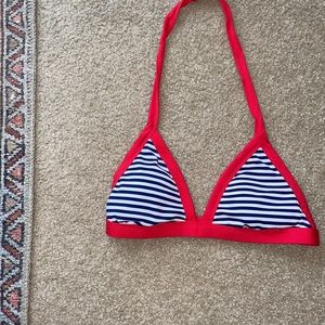 Red White Blue Bikini Top